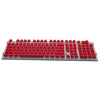 108 Keys Double Shot Pudding Keycaps DIY for Cherry MX Mechanical Keyboard Red