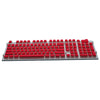 108 Keys Double Shot Pudding Keycaps DIY for Cherry MX Mechanical Keyboard Red