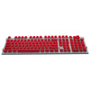 108 Keys Double Shot Pudding Keycaps DIY for Cherry MX Mechanical Keyboard Red