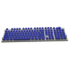 108 Keys Double Shot Pudding Keycaps DIY for Cherry MX Mechanical Keyboard Dark Blue