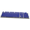 108 Keys Double Shot Pudding Keycaps DIY for Cherry MX Mechanical Keyboard Dark Blue