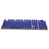 108 Keys Double Shot Pudding Keycaps DIY for Cherry MX Mechanical Keyboard Dark Blue