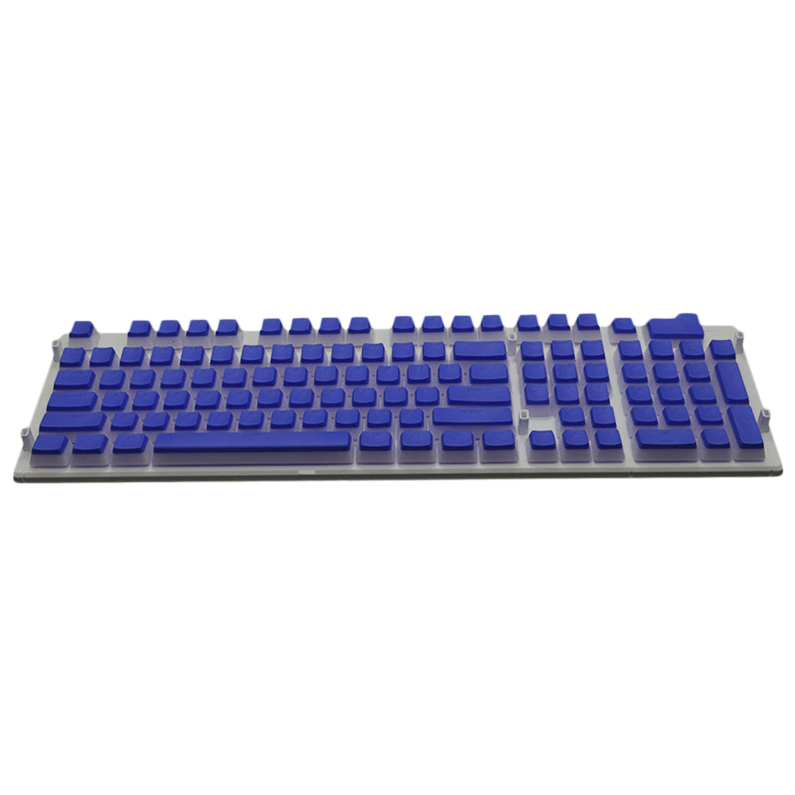 108 Keys Double Shot Pudding Keycaps DIY for Cherry MX Mechanical Keyboard Dark Blue