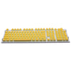 108 Keys Double Shot Pudding Keycaps DIY for Cherry MX Mechanical Keyboard Yellow