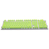 108 Keys Double Shot Pudding Keycaps DIY for Cherry MX Mechanical Keyboard Green