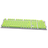 108 Keys Double Shot Pudding Keycaps DIY for Cherry MX Mechanical Keyboard Green