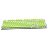 108 Keys Double Shot Pudding Keycaps DIY for Cherry MX Mechanical Keyboard Green