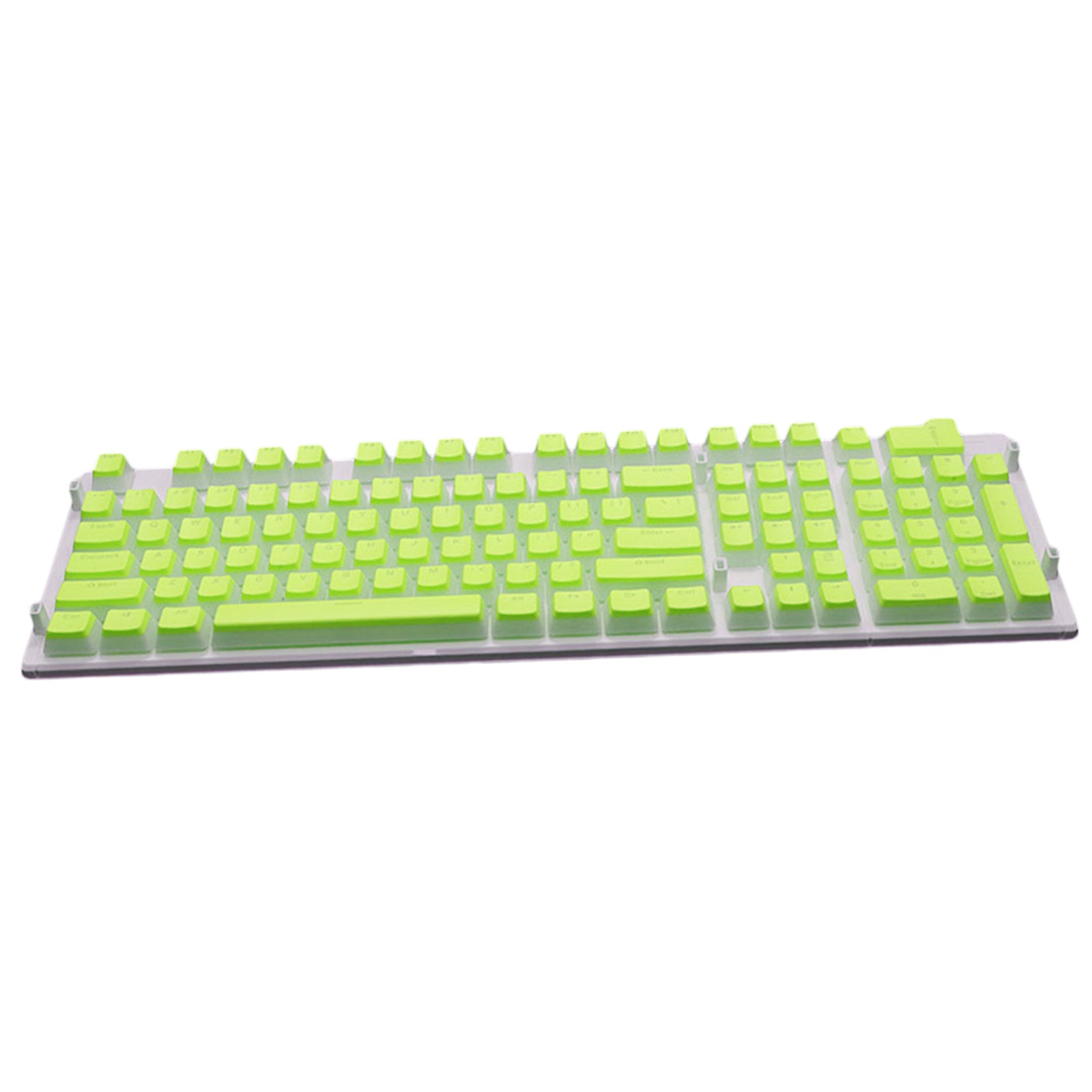 108 Keys Double Shot Pudding Keycaps DIY for Cherry MX Mechanical Keyboard Green