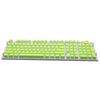 108 Keys Double Shot Pudding Keycaps DIY for Cherry MX Mechanical Keyboard Green