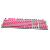 108 Key Keycaps PBT Pudding Keycaps for Cherry MX Mechanical Keyboard Pink