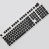 108 Key Keycaps PBT Pudding Keycaps for Cherry MX Mechanical Keyboard Black