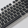 108 Key Keycaps PBT Pudding Keycaps for Cherry MX Mechanical Keyboard Black