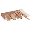 Dry Skin Exfoliating Bath Brush Set Bristle Back Exfoliator Brush Massager