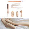 Dry Skin Exfoliating Bath Brush Set Bristle Back Exfoliator Brush Massager