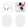 Silicone Earphones Headset Cover Sleeve Case For AirPods Max Skin-friendly White