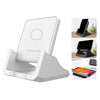 Fast Wireless Charger Charging Stand for iPhone 12/11 Pro/11/XR/XS/X/8 White