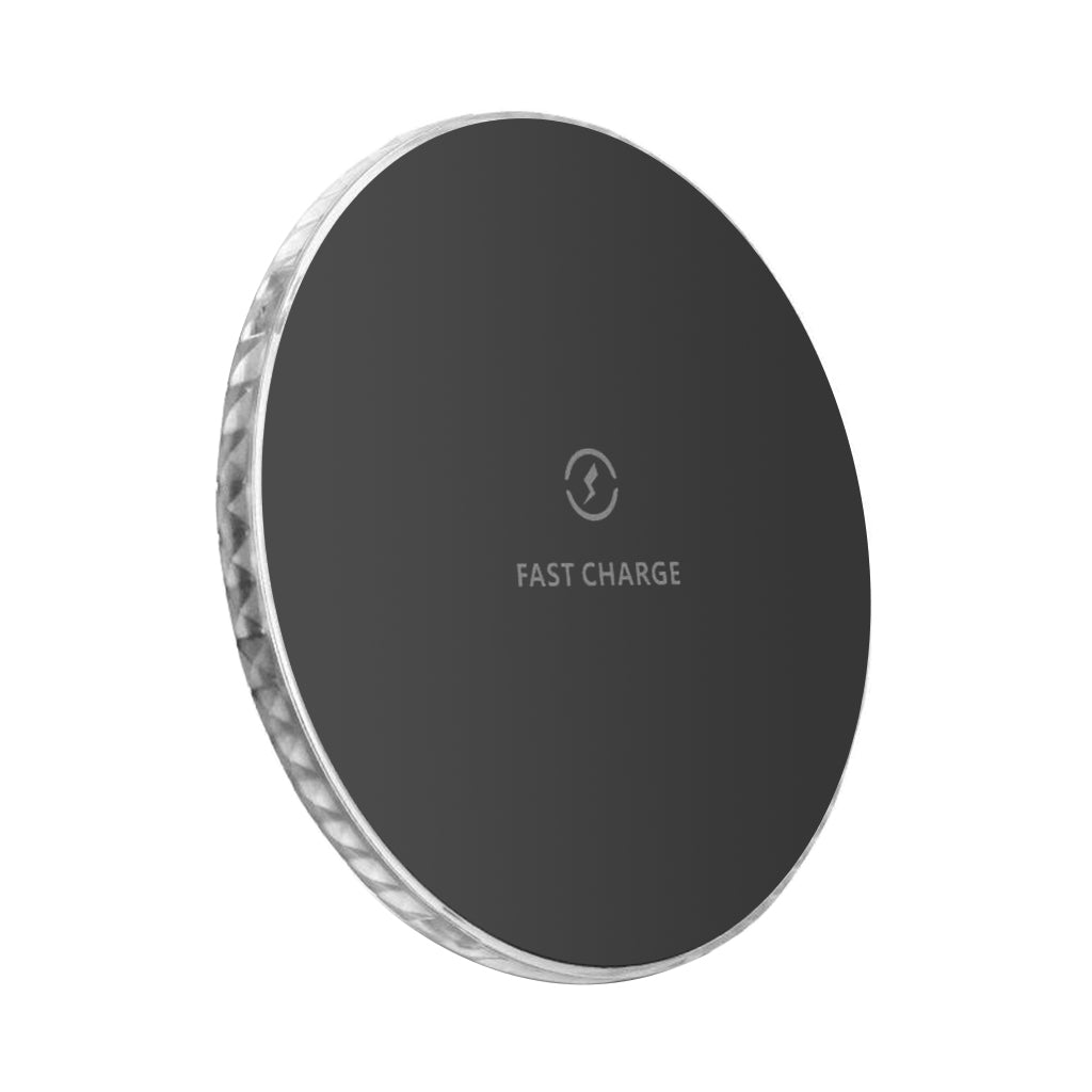 Wireless Fast Charger 15w Qi Charging Pad QC 3.0 for Samsung Black