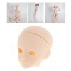 Custom 1:6 Scale Girl Nude Doll Head Model Dress Up Dolls Toys Plastic open eyes hole