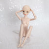 Custom 1:6 Scale Girl Nude Doll Head Model Dress Up Dolls Toys Plastic open eyes hole