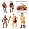 Human Evolution Action Figure Toy Collection Kids Science Cognitive Office