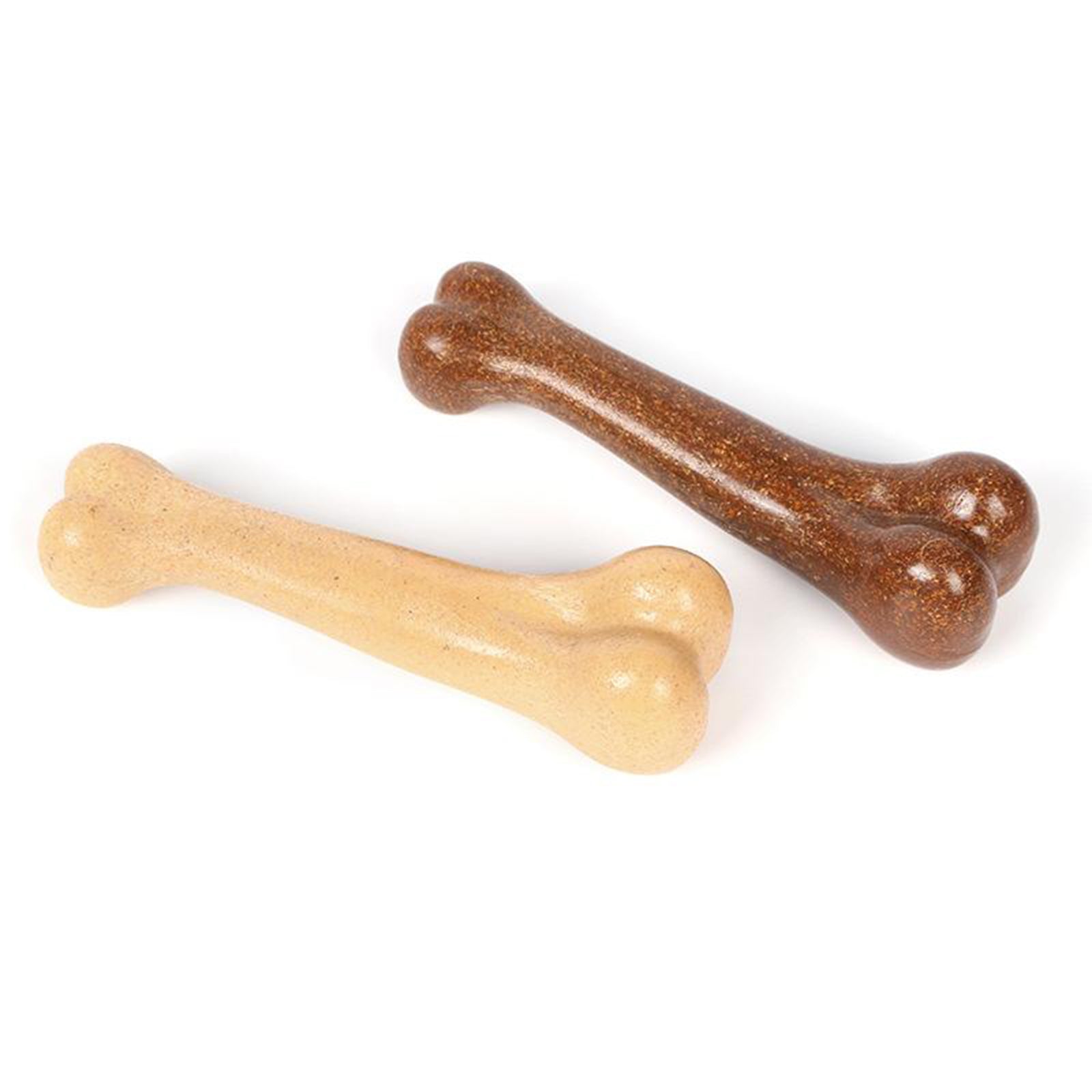 Bamboo Fibre Pet Dog Chew Toys Indestructive Dog Chewing Bone Large