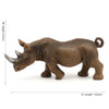 Realistic Wildlife Animal Figures Rhinoceros Figurines Fairy Garden Decor