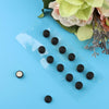 12pcs Women's Magnetic Hijab Brooches Pin Clip Muslim Headwear Black