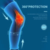 Knee Support Brace Sleeve Arthritis Running Sports Protector Black Green M