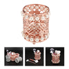 Crystal Makeup Brush Jewelry Storage Holder Pen Container Pearl Rose Gold