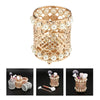 Crystal Makeup Brush Jewelry Storage Holder Pen Container Pearl Gold