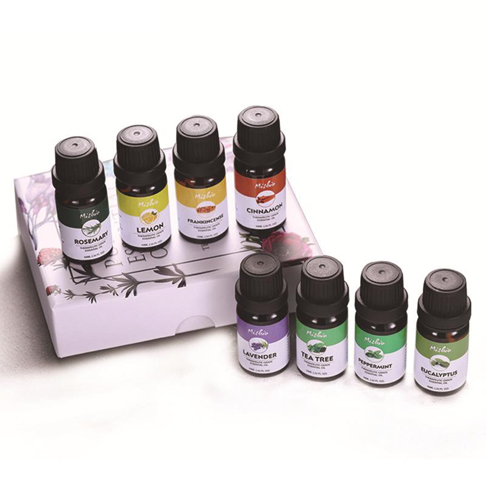 8pcs Natural Essential Oils for Humidifier Massage Aromatherapy Hair Care