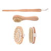 Dry Brushing Body Brush Kit 4pcs Bathroom Shower Body Cleaning Brush