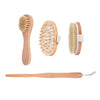 Dry Brushing Body Brush Kit 4pcs Bathroom Shower Body Cleaning Brush