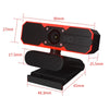 1080P Full Autofocus RGB Web Cam Built-in Mic Privacy Cover For Video Game