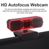 1080P Full Autofocus RGB Web Cam Built-in Mic Privacy Cover For Video Game