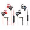 E-Sport Wired In-Ear Gaming Earphone with Adjustable Mic for Xbox, Laptop, Blue