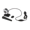 HD USB Webcam Video Record for PC Streaming with Microphone Ring Light 1080P