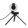 HD USB Webcam Video Record for PC Streaming with Microphone Ring Light 2K