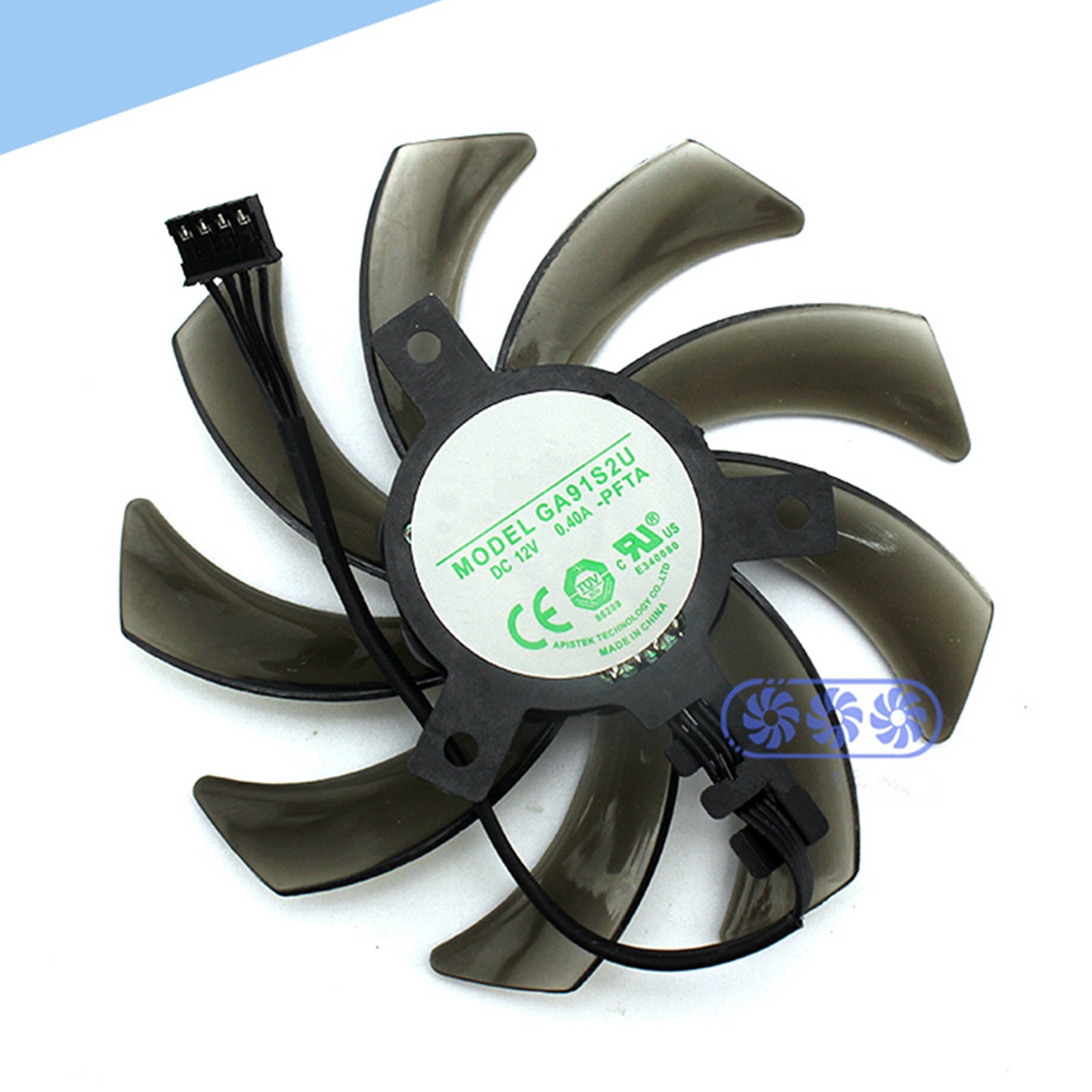 2pcs New PC 85mm Graphics Card Cooling Fans GA91S2U for Palit GeForce GTX