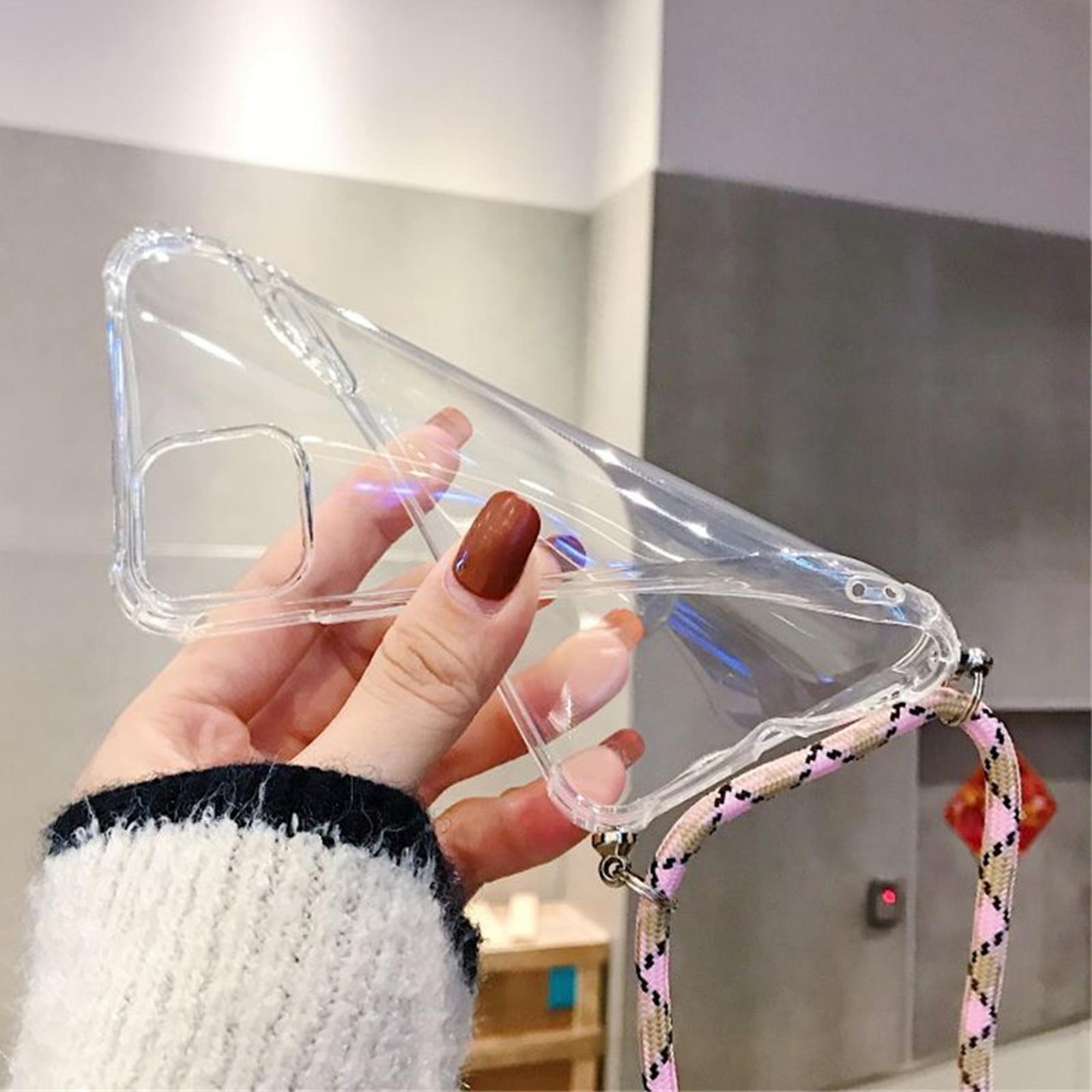 Transparent Crossbody TPU Clear Case Cover  For iPhone XS Max