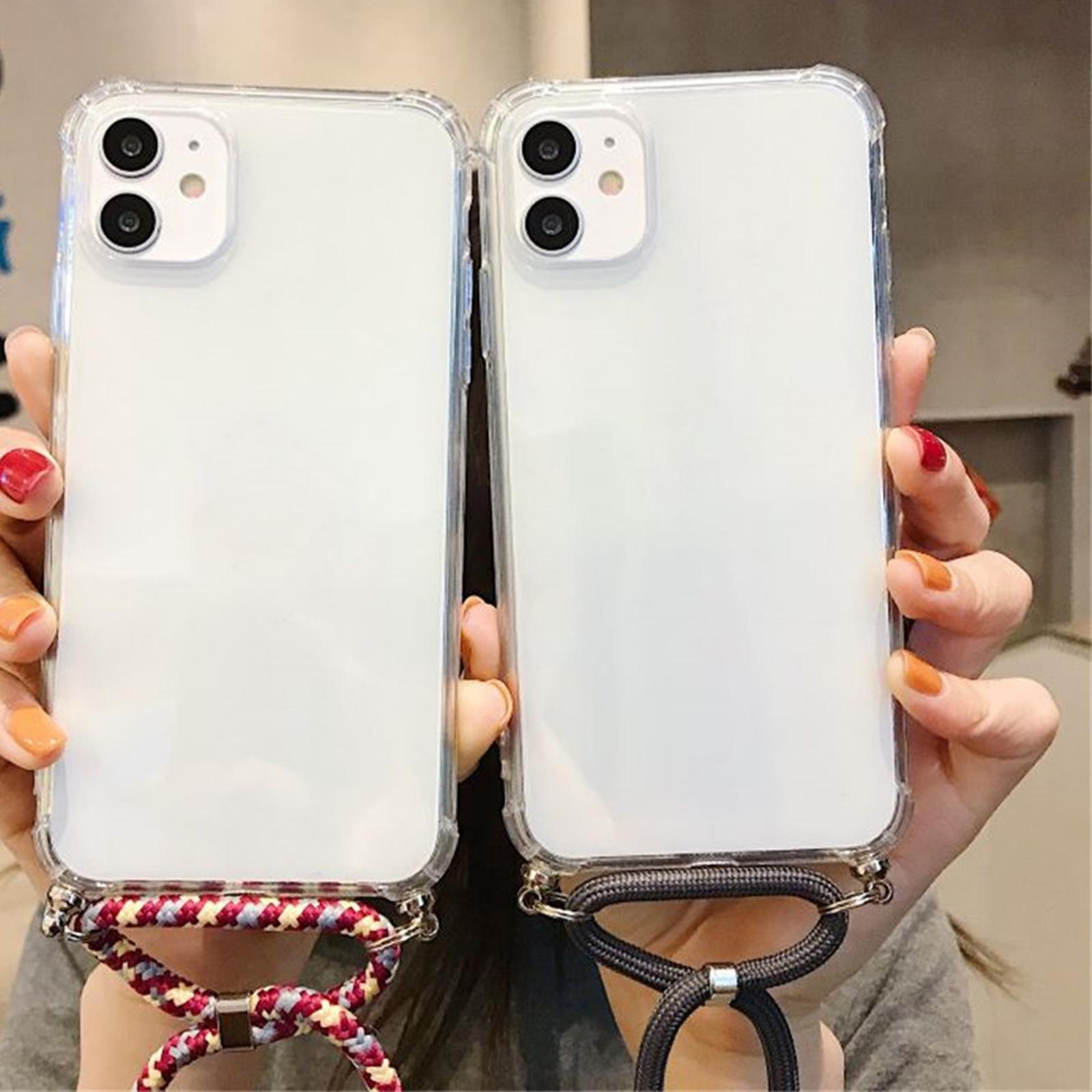 Transparent Crossbody TPU Clear Case Cover  For iPhone XS Max