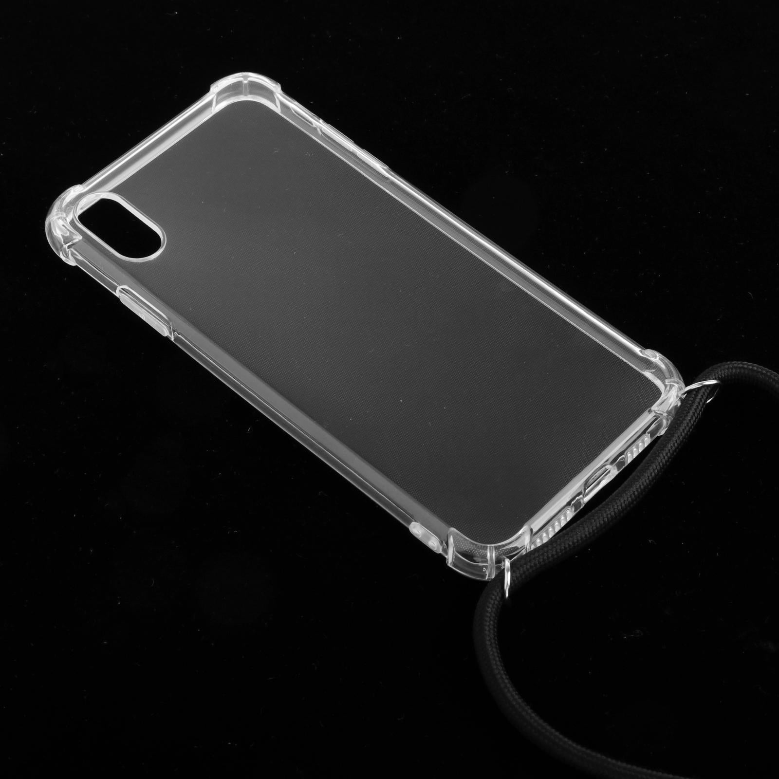 Transparent Crossbody TPU Clear Case Cover  For iPhone XS Max