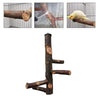 Bird Perch Wood Pole Claw Grinding Stand Frame Birdcage Chew Toy for Parrot