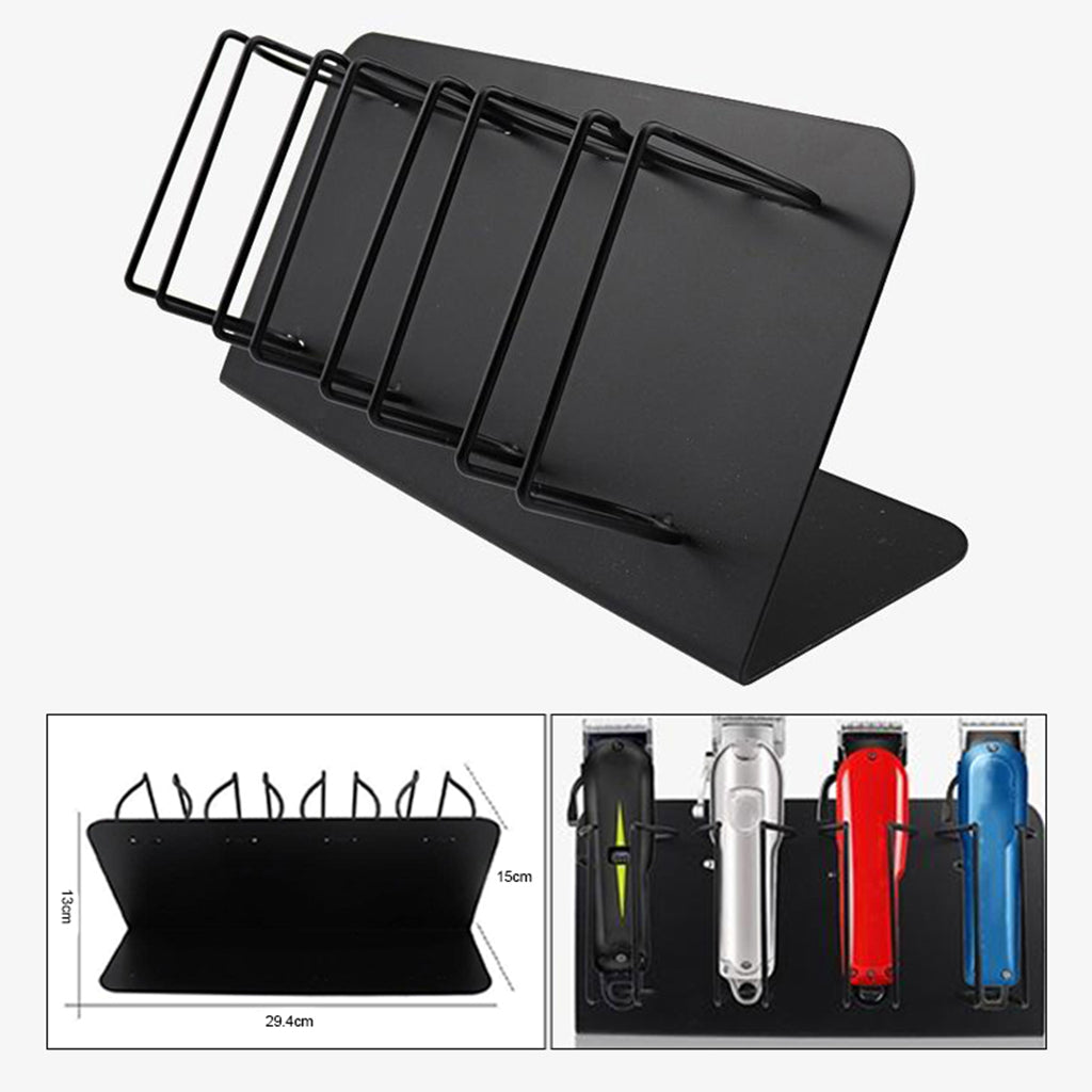 4 Slot Barber Hair Clipper Rack Organizer Desktop Hair Cutter Stand Holder