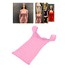 1/6 Female Clothes Tight Shirt Short Dress Fit 12 inch Figure Pink