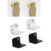 Skateboard Longboard Wall Mount Hanger Display Completes Rack Storage Clear