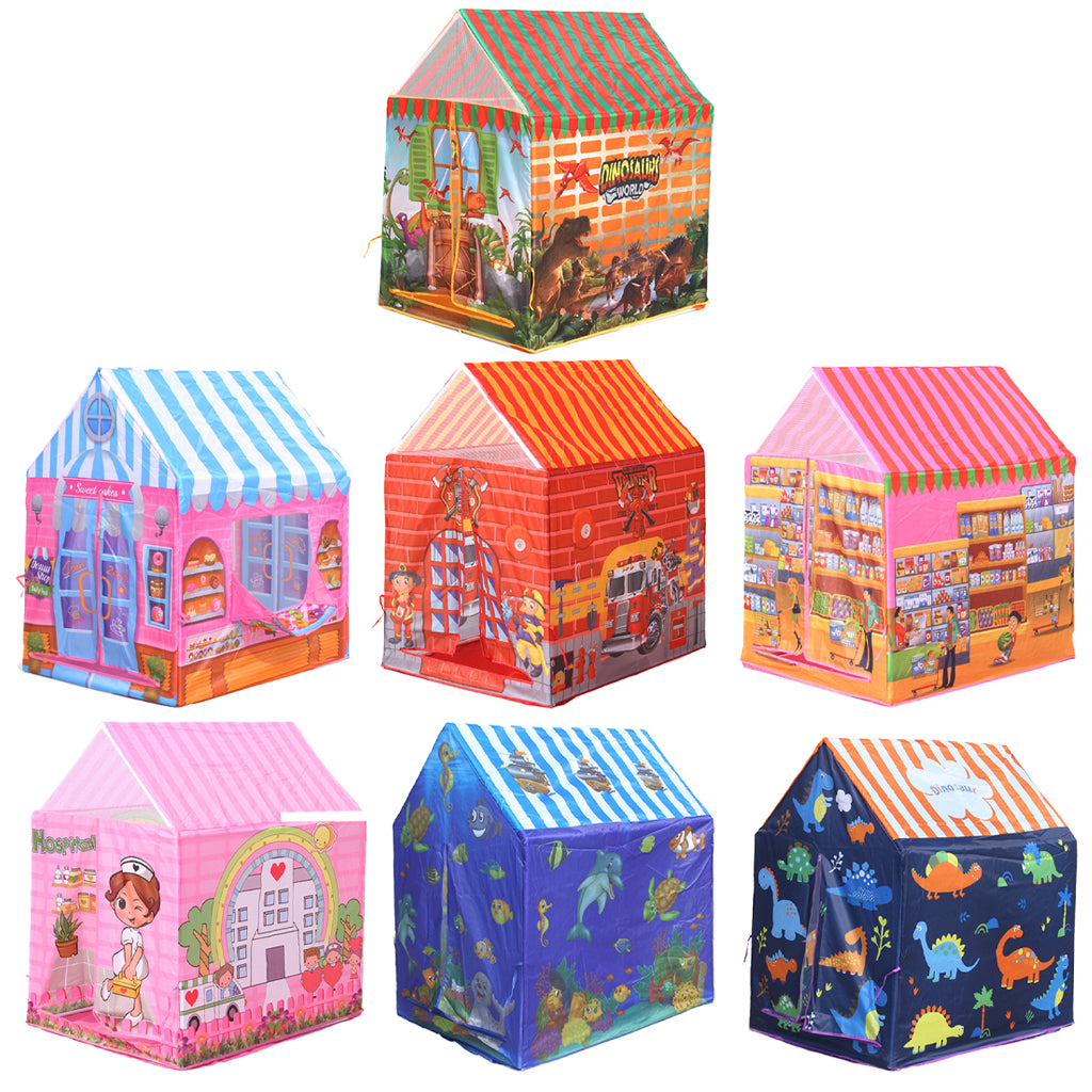 Foldable Kids Tent House Boys and Girls Play Tent Children Playhouse Toy Dessert Shop