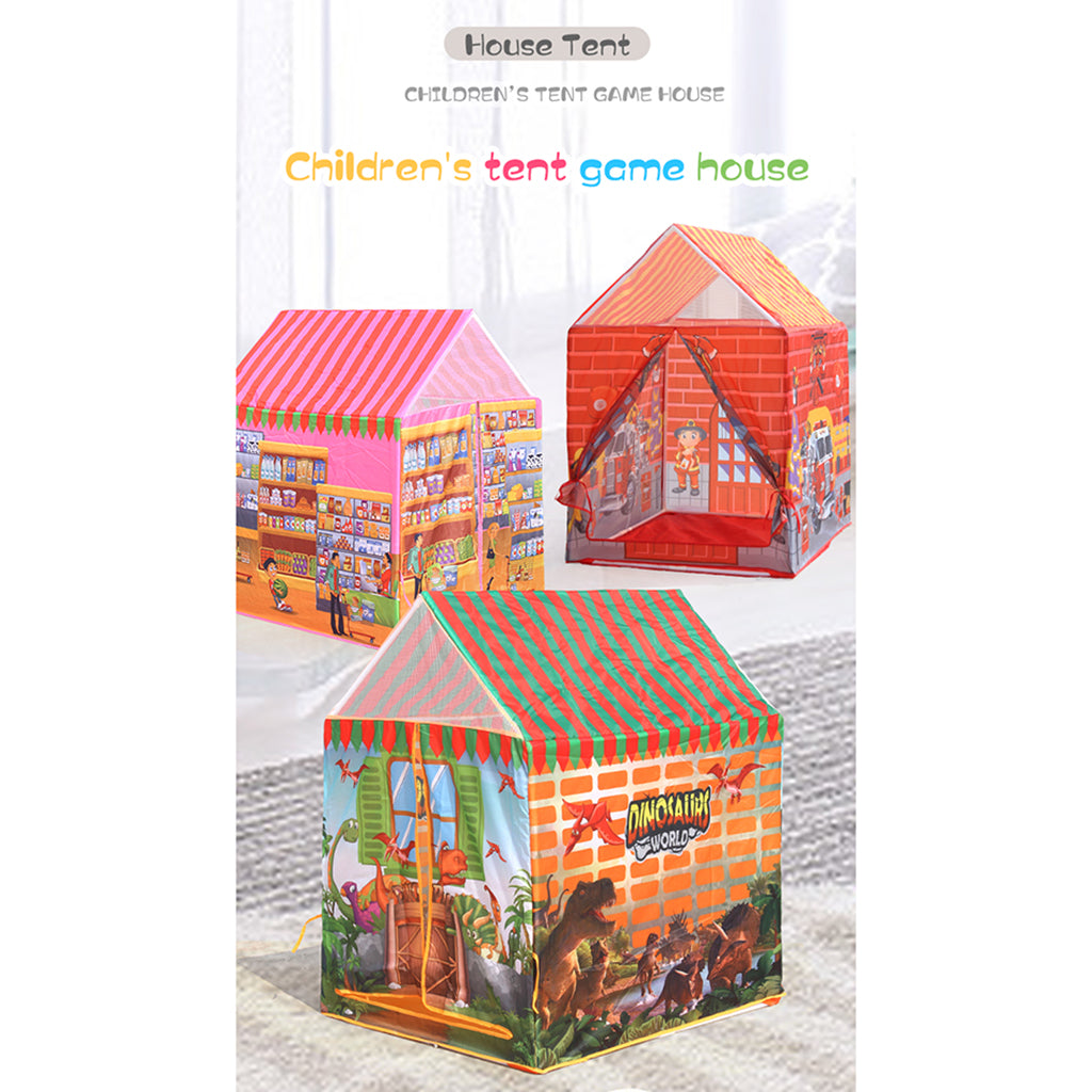 Foldable Kids Tent House Boys and Girls Play Tent Children Playhouse Toy Dessert Shop