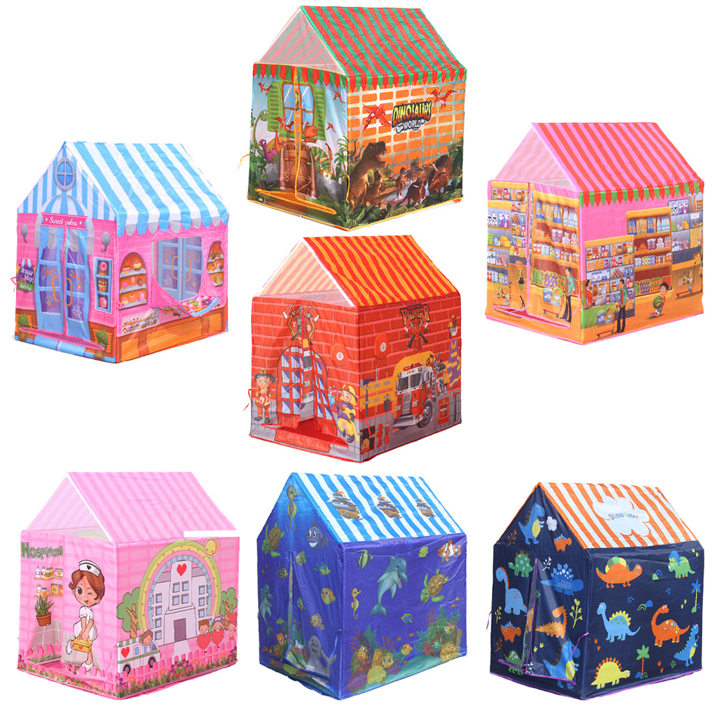 Foldable Kids Tent House Boys and Girls Play Tent Children Playhouse Toy Dessert Shop