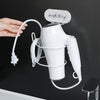 Wall Mount Hair Dryer Holder Storage Punch-free Stand Rack Home Salon White